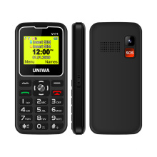 Stock Product Cheap Senior Mobile Phone UNIWA V171 2G GSM Feature Phone with Docking Station SOS Function for Elderly
